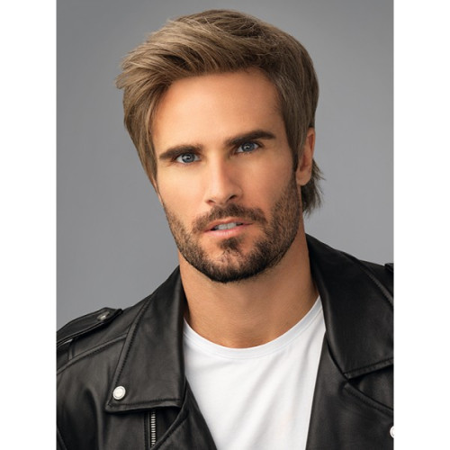 EDGE BY HIM - LACE FRONT + MONOFILAMENT CROWN- SYNTHETIC MENS WIG