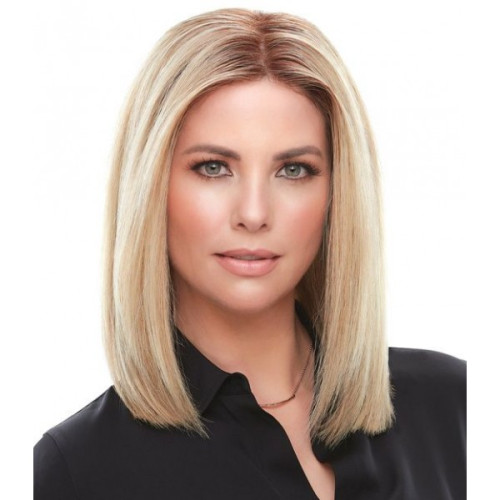 TOP SMART HUMAN HAIR 12” TOPPER BY JON RENAU - LACE FRONT + MONOFILAMENT